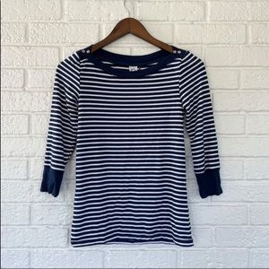 Akemi + Kim navy striped t-shirt size XS